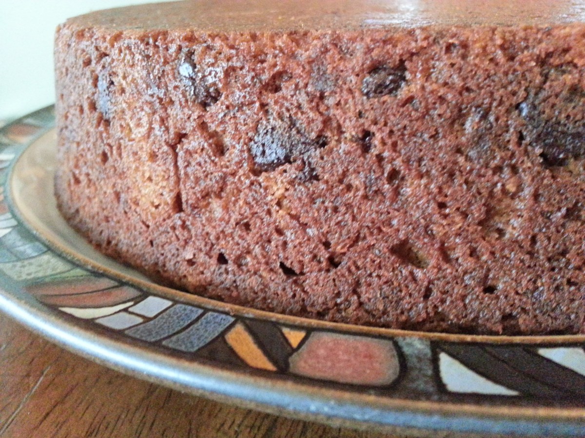 single banana cake layer