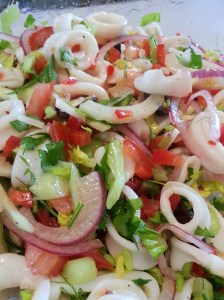 calamari salad