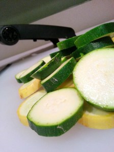 sliced squash