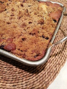 blueberry cornmeal cake
