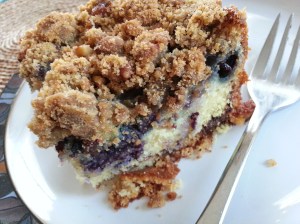 blueberry cornmeal slice