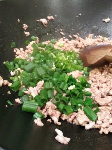 pork and scallions