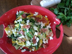 summer squash salad