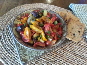 balsamic tomato salsa