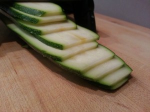 zucchini slices